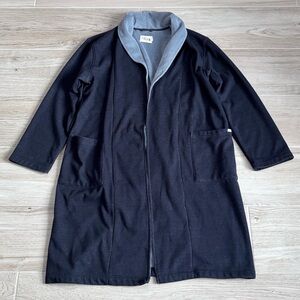 Men’s UGG Robinson Robe Black and Gray Medium Large